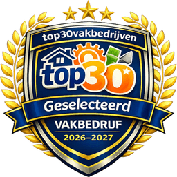 Geselecteerd voor de Top30 vakbedrijven 2026-2027